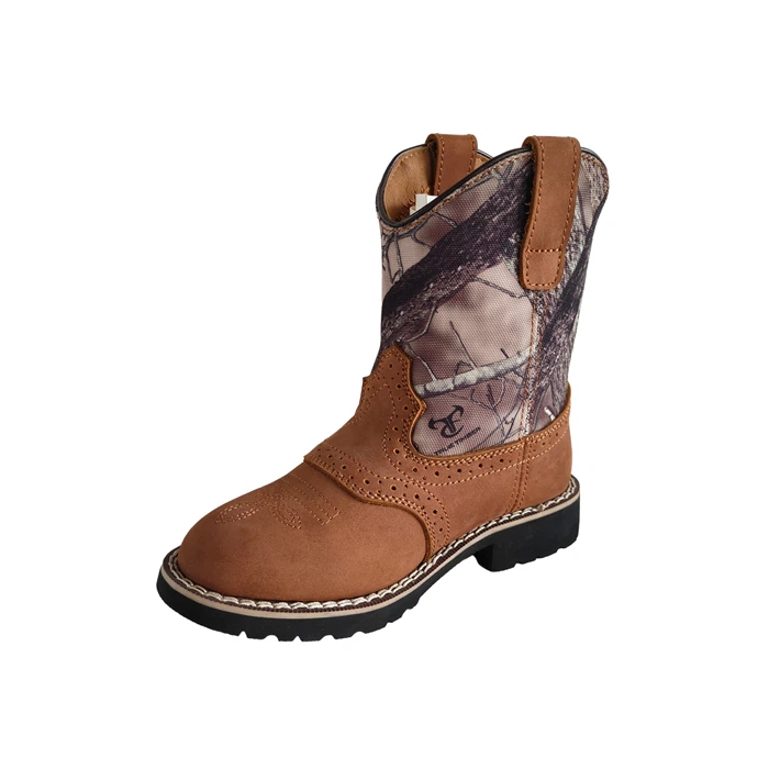 Waterproof embroidery cowboy boots for kids factory