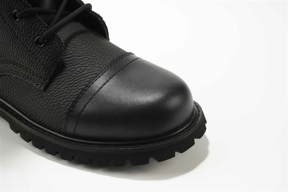 M2504 Corrected Grain Leather + Oxford Fabric Safety Shoes best