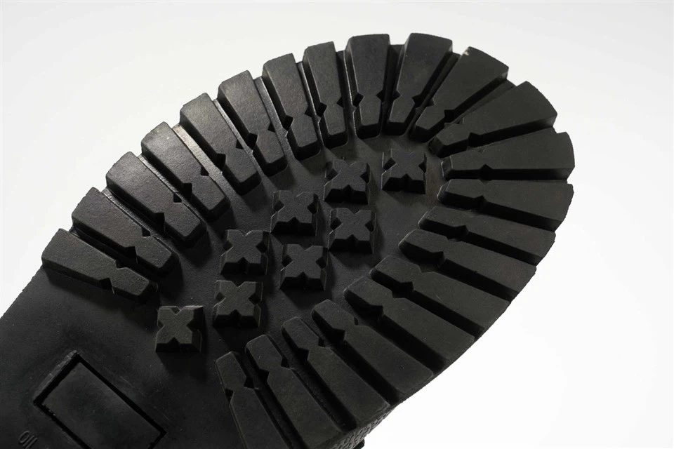 M2504 Corrected Grain Leather + Oxford Fabric Safety Shoes factory